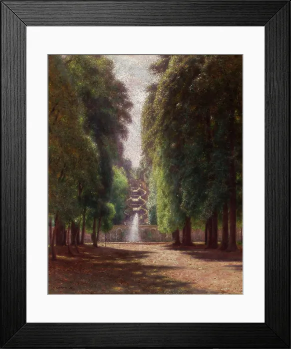 Framed Print : Villa Torlonia in Frascati, 1895. Creator: Aleksander Gierymski Framed Print : Villa Torlonia in Frascati, 1895. Creator: Aleksander Gierymski