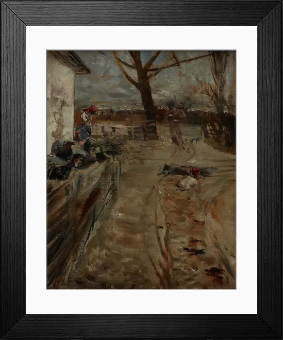 Framed Print : Country Farm, between 1907-1911. Creator: Jacek Malczewski
