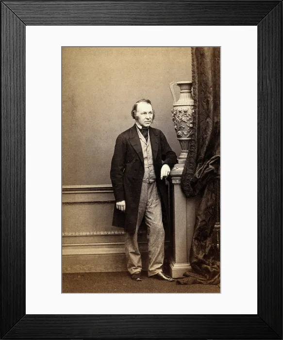 Framed Print : Jabez Hogg. Creator: John Jabez Edwin Mayall Framed Print : Jabez Hogg. Creator: John Jabez Edwin Mayall