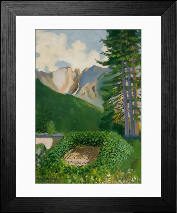 Framed Print : Landscape with Maksymilian Gierymski's Tomb, 1923. Creator: Jakub Juszczyk. Landscape with Maksymilian Gierymski's Tomb, 1923. Creator: Jakub Juszczyk Framed Print : Landscape with Maksymilian Gierymski's Tomb, 1923. Creator: Jakub Juszczyk. Landscape with Maksymilian Gierymski's Tomb, 1923. Creator: Jakub Juszczyk