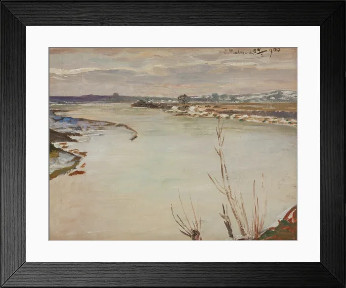 Framed Print : Spring Thaw, 1905. Creator: Jacek Malczewski Framed Print : Spring Thaw, 1905. Creator: Jacek Malczewski