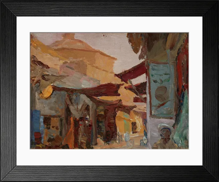 Framed Print : Smyrna (Bazaar), 1910. Creator: Jan Ciaglinski Framed Print : Smyrna (Bazaar), 1910. Creator: Jan Ciaglinski