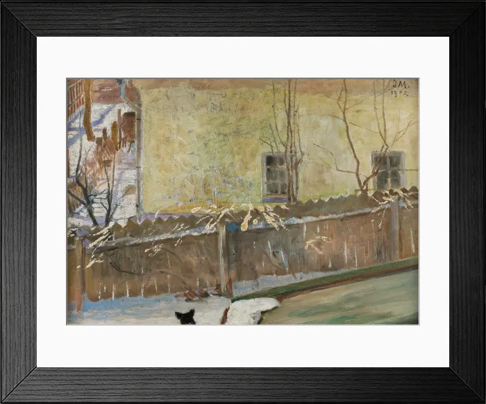 Framed Print : Winter Landscape, 1902. Creator: Jacek Malczewski Framed Print : Winter Landscape, 1902. Creator: Jacek Malczewski