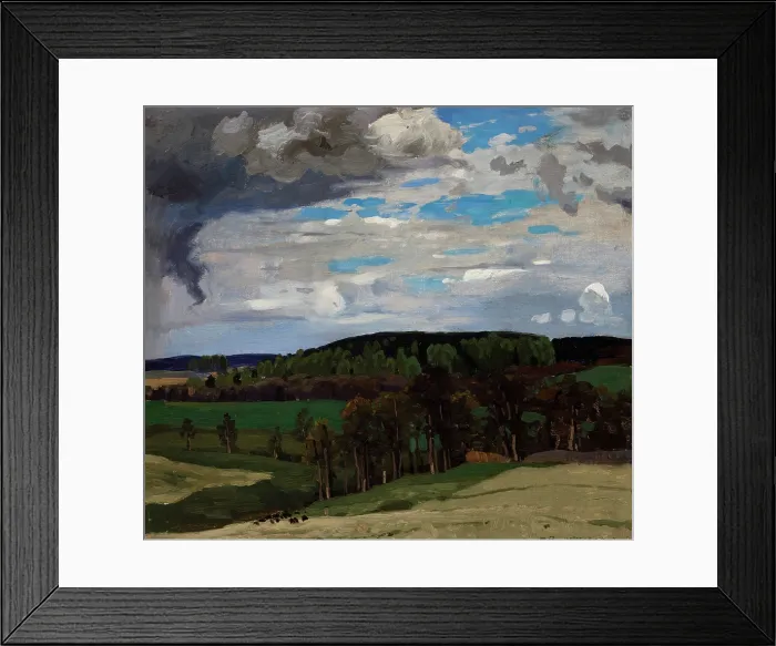 Framed Print : Landscape with Clouds, between 1898-1902. Creator: Ferdynand Ruszczyc Framed Print : Landscape with Clouds, between 1898-1902. Creator: Ferdynand Ruszczyc
