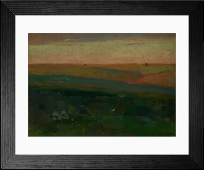 Framed Print : Green Steppe in the Ukraine, 1904. Creator: Jan Stanislawski Framed Print : Green Steppe in the Ukraine, 1904. Creator: Jan Stanislawski