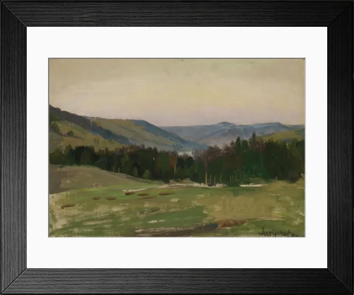 Framed Print : Highland Landscape, between 1908-1912. Creator: Leon Wyczolkowski Framed Print : Highland Landscape, between 1908-1912. Creator: Leon Wyczolkowski