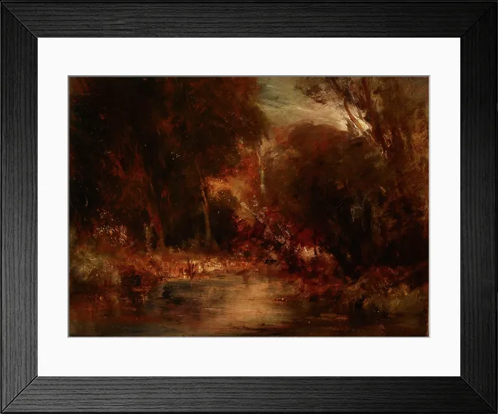 Framed Print : Forest Landscape, 3rd quarter of 19th century. Creator: Auguste Francois Ravier Framed Print : Forest Landscape, 3rd quarter of 19th century. Creator: Auguste Francois Ravier
