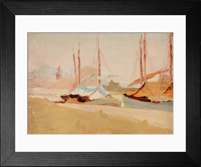 Framed Print : Rimini (Boats), 1910. Creator: Jan Ciaglinski Framed Print : Rimini (Boats), 1910. Creator: Jan Ciaglinski
