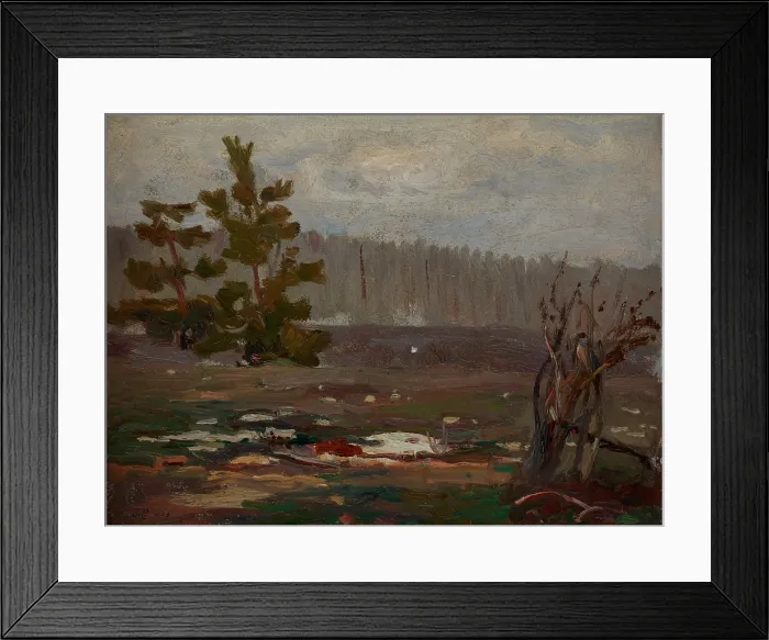 Framed Print : Grey Spring Day, 1903. Creator: Jan Stanislawski Framed Print : Grey Spring Day, 1903. Creator: Jan Stanislawski