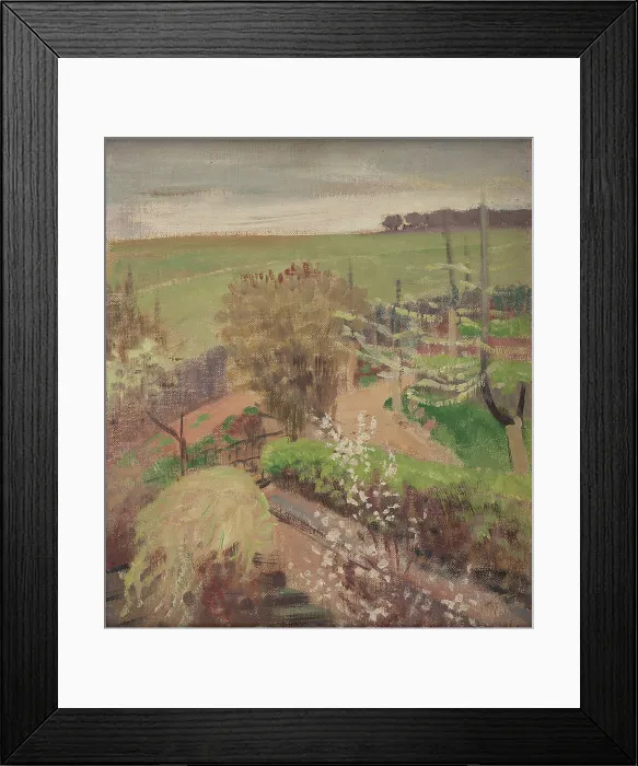 Framed Print : Spring Landscape from the Countryside, between 1903-1907. Creator: Jacek Malczewski Framed Print : Spring Landscape from the Countryside, between 1903-1907. Creator: Jacek Malczewski