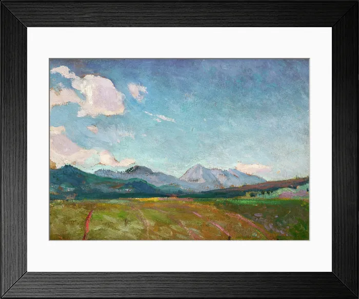 Framed Print : View towards Osobita (Zakopane), 1901. Creator: Jan Stanislawski