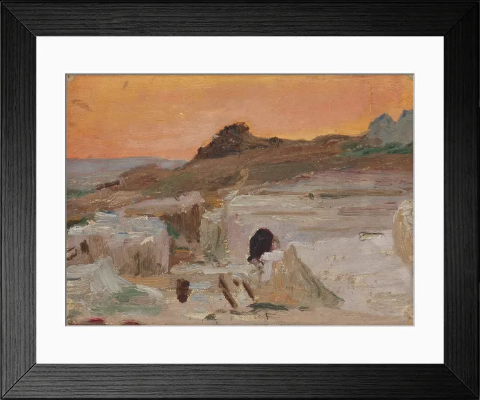 Framed Print : Syracuse (The Greek Theater, Evening), 1910. Creator: Jan Ciaglinski Framed Print : Syracuse (The Greek Theater, Evening), 1910. Creator: Jan Ciaglinski