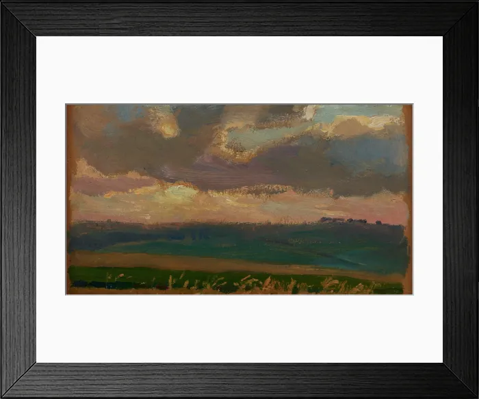 Framed Print : Fields at Proszowice, 1896. Creator: Jan Stanislawski Framed Print : Fields at Proszowice, 1896. Creator: Jan Stanislawski