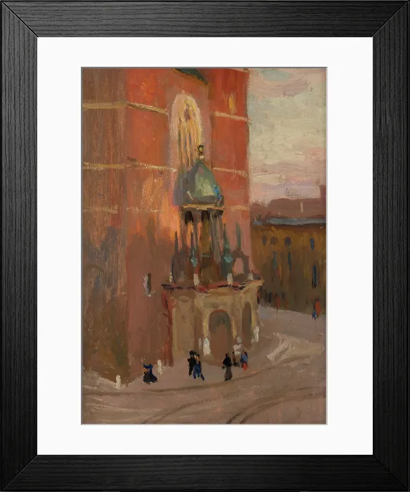 Framed Print : St Mary's Church in Krakow, c1904. Creator: Jan Stanislawski. St Mary's Church in Krakow, c1904. Creator: Jan Stanislawski Framed Print : St Mary's Church in Krakow, c1904. Creator: Jan Stanislawski. St Mary's Church in Krakow, c1904. Creator: Jan Stanislawski