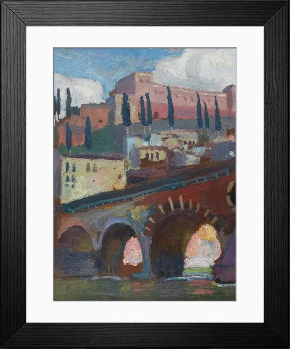 Framed Print : Fortress in Verona, 1902. Creator: Jan Stanislawski Framed Print : Fortress in Verona, 1902. Creator: Jan Stanislawski