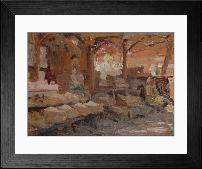 Framed Print : Bursa (Rose Soap Market), 1910. Creator: Jan Ciaglinski Framed Print : Bursa (Rose Soap Market), 1910. Creator: Jan Ciaglinski