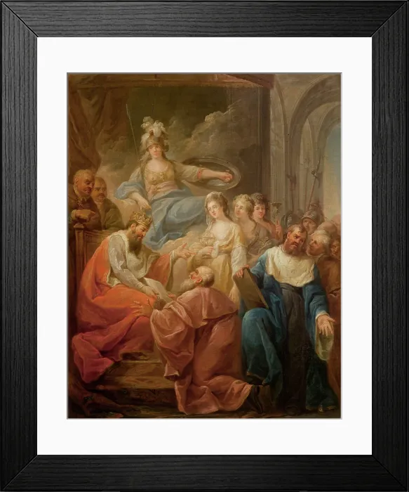 Framed Print : Granting of Privileges to Academy of Krakow, 1796. Creator: Marcello Bacciarelli Framed Print : Granting of Privileges to Academy of Krakow, 1796. Creator: Marcello Bacciarelli