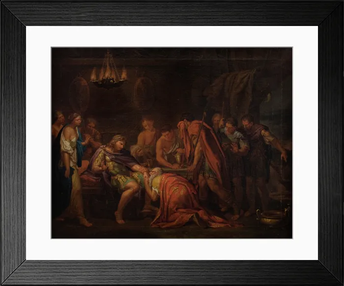 Framed Print : Priam Pleading with Achilles for the Body of Hector, c1800. Creator: Unknown