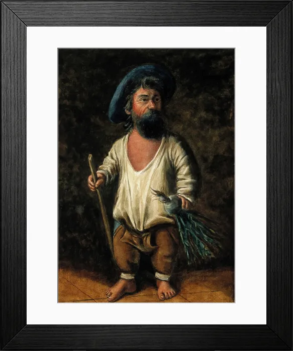 Framed Print : Francesco Ravai, called il Bajocco, a dwarf. Creator: Unknown Framed Print : Francesco Ravai, called il Bajocco, a dwarf. Creator: Unknown