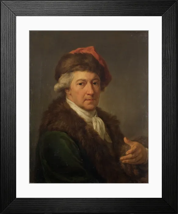 Framed Print : Self-Portrait in the Polish National Costume, between 1787-1818. Creator: Marcello Bacciarelli Framed Print : Self-Portrait in the Polish National Costume, between 1787-1818. Creator: Marcello Bacciarelli