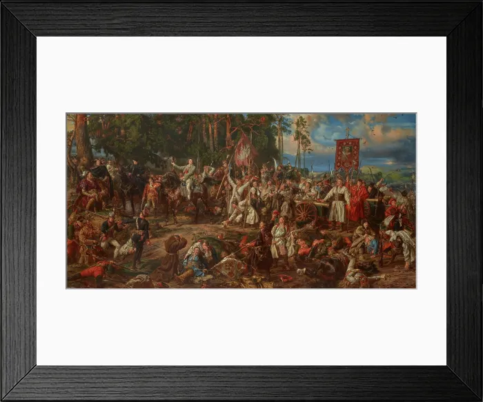 Framed Print : Kosciuszko at Raclawice, 1888. Creator: Jan Matejko Framed Print : Kosciuszko at Raclawice, 1888. Creator: Jan Matejko