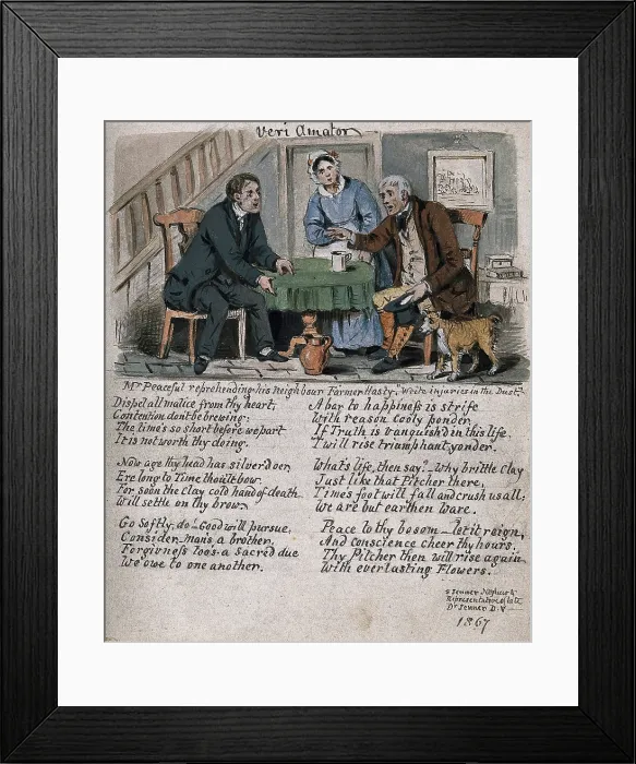 Framed Print : Veri Amator, 1867. Creator: Stephen Jenner Framed Print : Veri Amator, 1867. Creator: Stephen Jenner