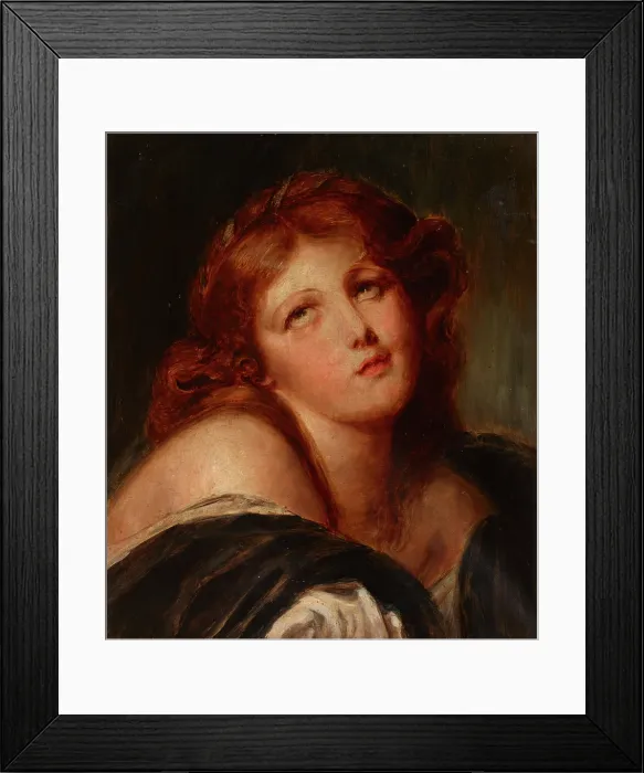 Framed Print : Bust of a Young Woman, 1904. Creator: Unknown Framed Print : Bust of a Young Woman, 1904. Creator: Unknown