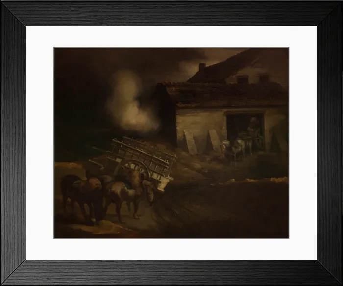Framed Print : Plaster Works-Copy after Theodore Gericault's Painting, between 1833-1835. Creator: Piotr Michalowski Framed Print : Plaster Works-Copy after Theodore Gericault's Painting, between 1833-1835. Creator: Piotr Michalowski