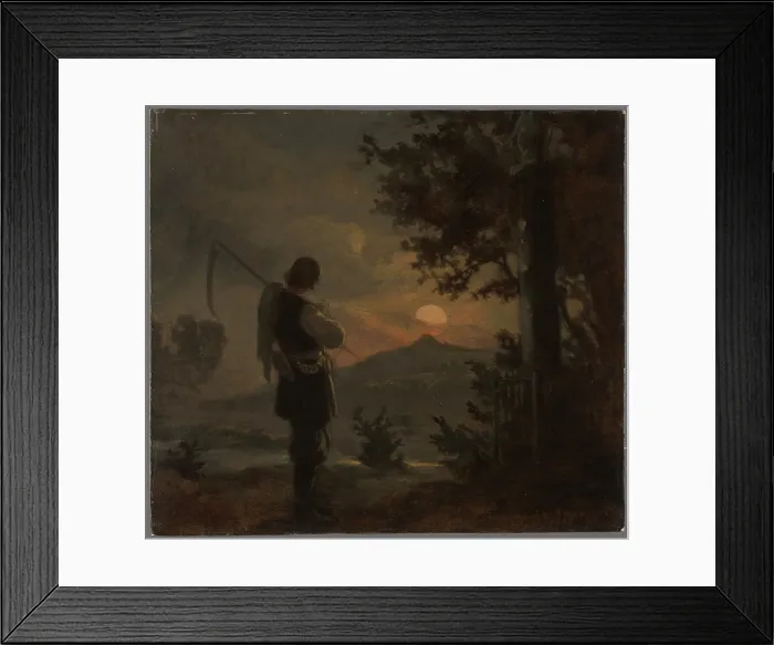 Framed Print : Haymaker, 1860-1862. Creator: Aleksander Kotsis