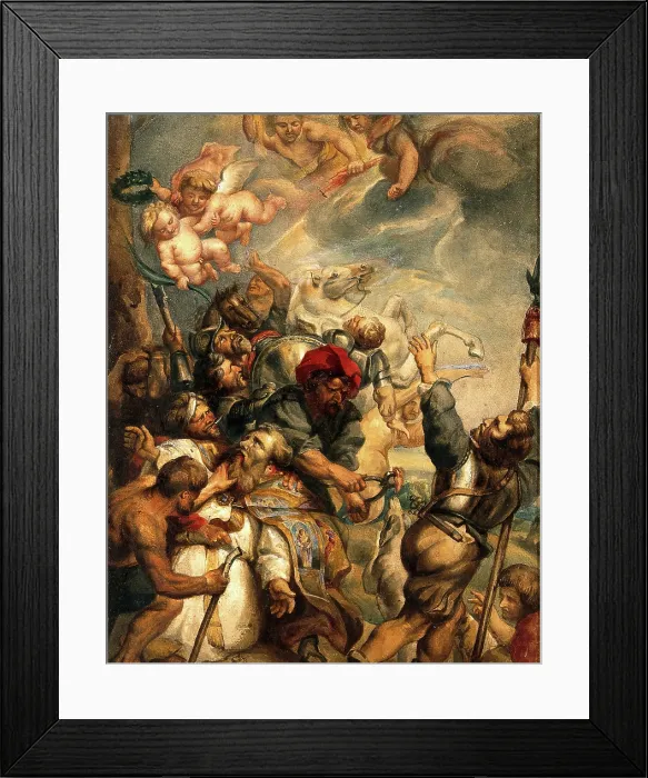 Framed Print : Saint Livinus: martyrdom. Creator: Unknown Framed Print : Saint Livinus: martyrdom. Creator: Unknown
