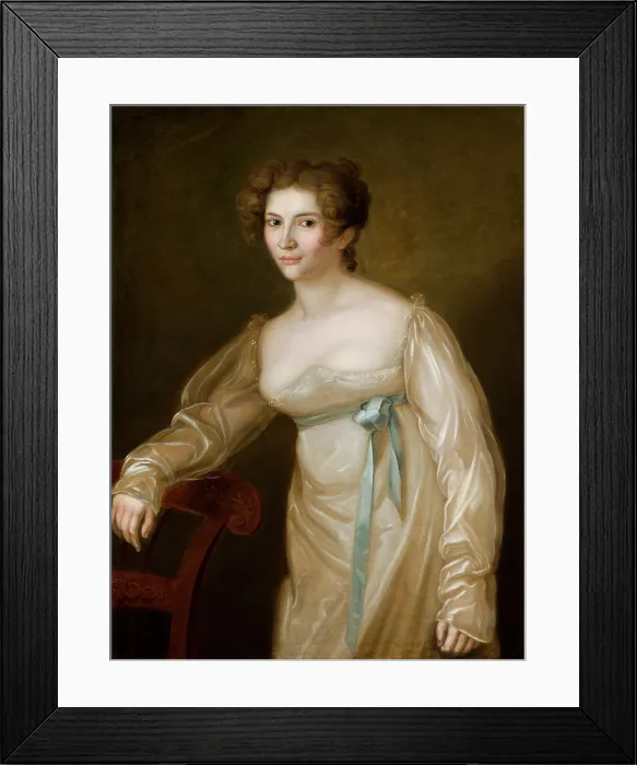 Framed Print : Portrait of Apolonia Kaminska nee Sokolowska, c1815. Creator: Jozef Rejchan Framed Print : Portrait of Apolonia Kaminska nee Sokolowska, c1815. Creator: Jozef Rejchan