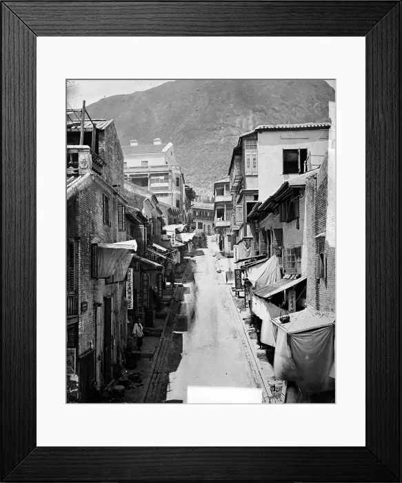 Framed Print : Cochrane Street, Hong Kong, 1868 / 1871. Creator: John Thomson Framed Print : Cochrane Street, Hong Kong, 1868 / 1871. Creator: John Thomson