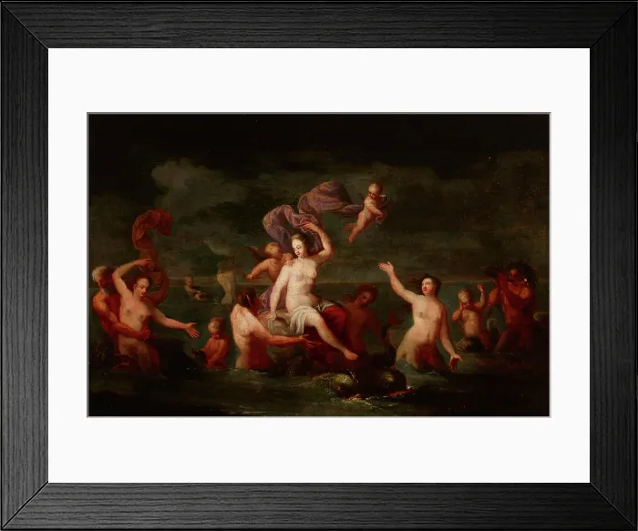 Framed Print : Amphitrite, Late 17th-early 18th century. Creators: Unknown, Follower of Filippo Lauri Framed Print : Amphitrite, Late 17th-early 18th century. Creators: Unknown, Follower of Filippo Lauri