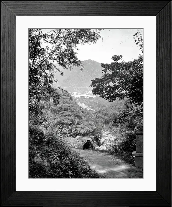 Framed Print : Victoria Peak, Hong Kong, 1868 / 1871. Creator: John Thomson Framed Print : Victoria Peak, Hong Kong, 1868 / 1871. Creator: John Thomson