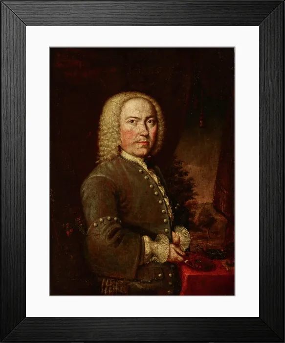 Framed Print : Portrait of a Painter, 4th quarter of 17th century. Creator: Unknown Framed Print : Portrait of a Painter, 4th quarter of 17th century. Creator: Unknown
