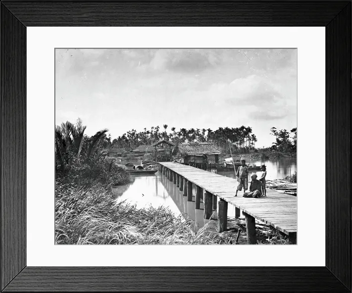 Framed Print : Saigon, Cochin China [Vietnam], 1867. Creator: John Thomson