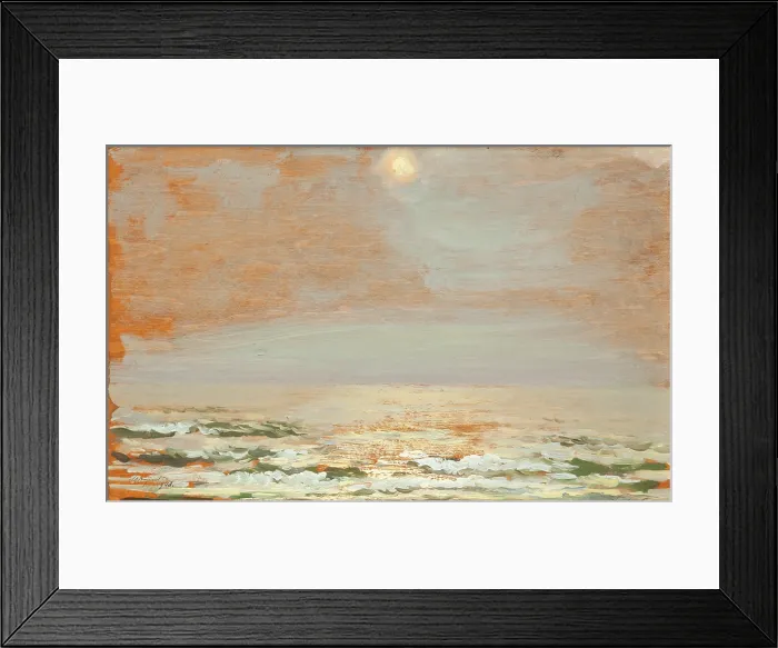 Framed Print : Sea at Polaga IV, 1908. Creator: Leon Wyczolkowski Framed Print : Sea at Polaga IV, 1908. Creator: Leon Wyczolkowski