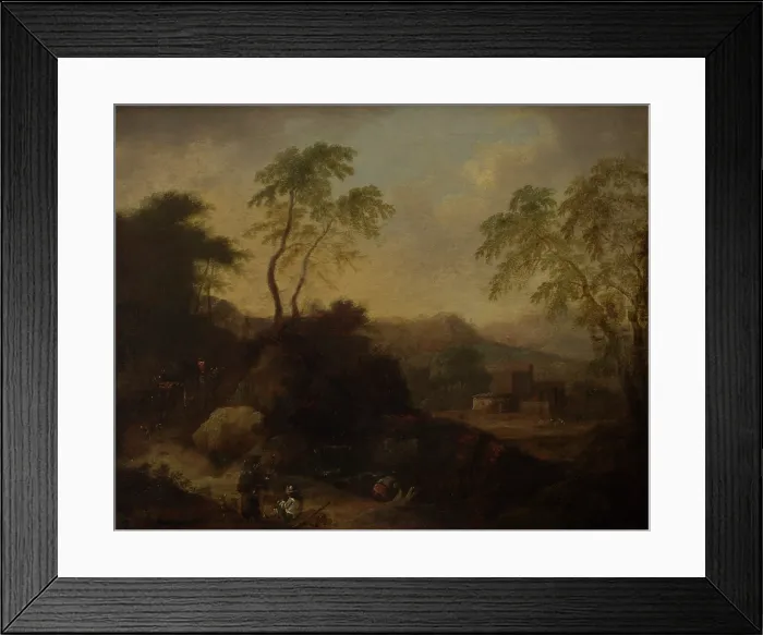 Framed Print : Landscape, 2nd half of 17th century. Creator: Follower of Federico Moucheron Framed Print : Landscape, 2nd half of 17th century. Creator: Follower of Federico Moucheron