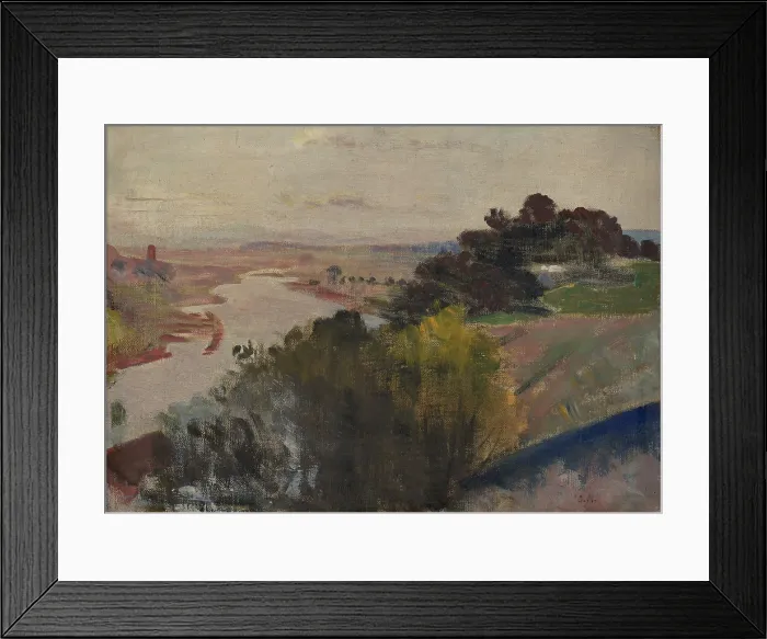 Framed Print : Landscape at the Vistula, between 1903-1907. Creator: Jacek Malczewski Framed Print : Landscape at the Vistula, between 1903-1907. Creator: Jacek Malczewski