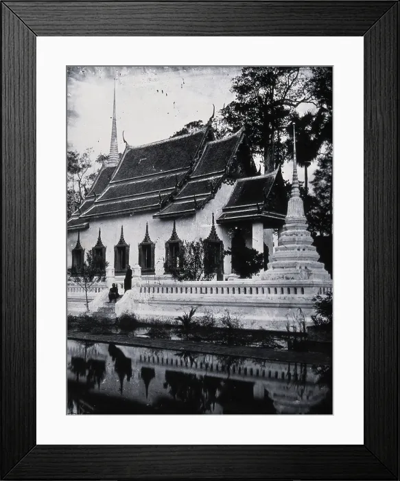 Framed Print : Chao Phraya river, Siam [Thailand], 1865, (1981). Creator: Unknown