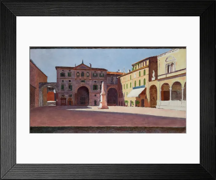 Framed Print : Piazza di Dante in Verona, 1900-1901. Creator: Aleksander Gierymski Framed Print : Piazza di Dante in Verona, 1900-1901. Creator: Aleksander Gierymski