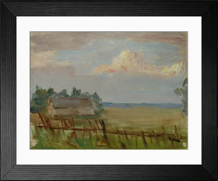 Framed Print : Northern Studies (The White Night-Clouds), 1910. Creator: Jan Ciaglinski Framed Print : Northern Studies (The White Night-Clouds), 1910. Creator: Jan Ciaglinski