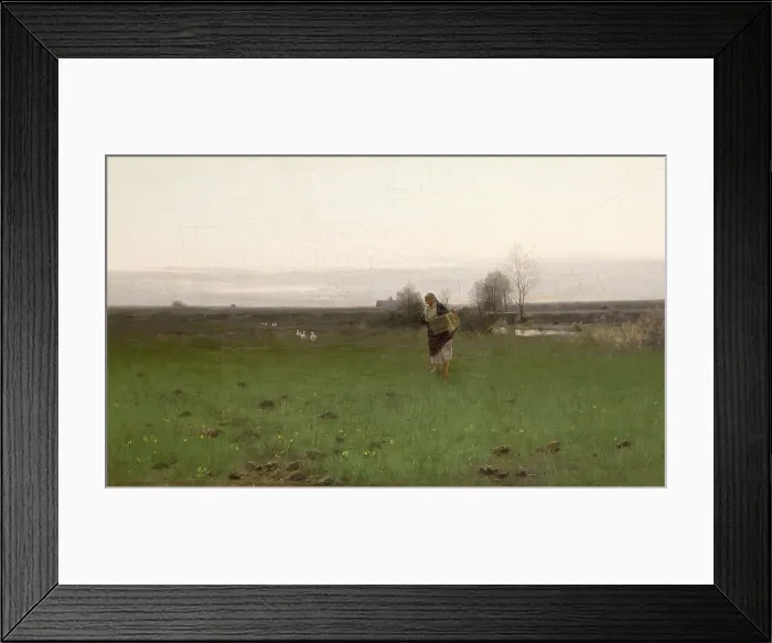 Framed Print : Landscape from the Vincity of Krakow, 1886. Creator: Roman Kochanowski Framed Print : Landscape from the Vincity of Krakow, 1886. Creator: Roman Kochanowski