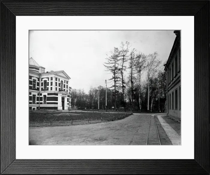 Framed Print : The buildings of the Chemistry Department (left) and the Physiology Department (right)... 1904. Creator: Unknown Framed Print : The buildings of the Chemistry Department (left) and the Physiology Department (right)... 1904. Creator: Unknown