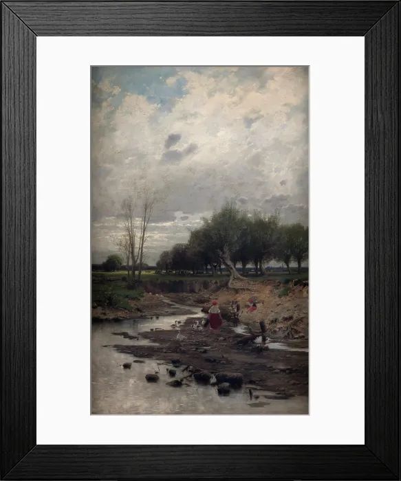 Framed Print : Landscape from the Environs of Krakow, 1886, 1883. Creator: Roman Kochanowski Framed Print : Landscape from the Environs of Krakow, 1886, 1883. Creator: Roman Kochanowski