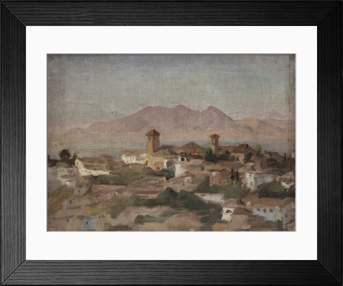 Framed Print : Granada, 1899. Creator: Jan Ciaglinski Framed Print : Granada, 1899. Creator: Jan Ciaglinski