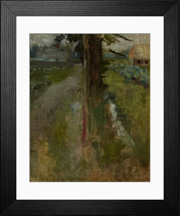 Framed Print : Landscape Motif, c1890. Creator: Olga Boznanska Framed Print : Landscape Motif, c1890. Creator: Olga Boznanska