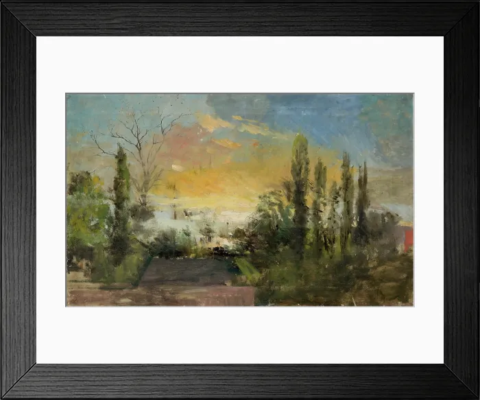 Framed Print : Landscape from Rabka, before 1884. Creator: Hippolyte Lipinski Framed Print : Landscape from Rabka, before 1884. Creator: Hippolyte Lipinski