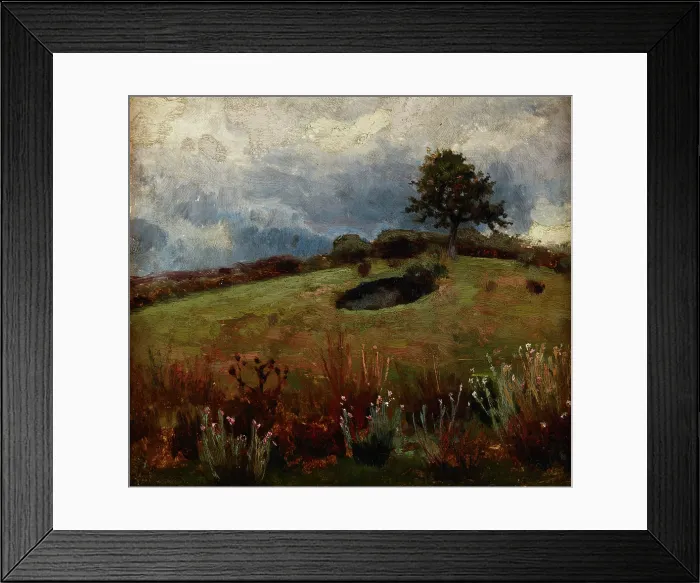 Framed Print : Landscape, 1890. Creator: Jan Stanislawski Framed Print : Landscape, 1890. Creator: Jan Stanislawski