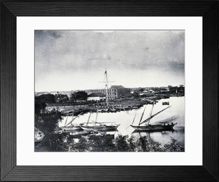 Framed Print : Saigon, Cochin China [Vietnam], 1867, (1981). Creator: Unknown